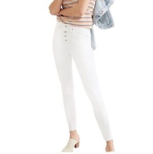 Madewell White 10in High-Rise